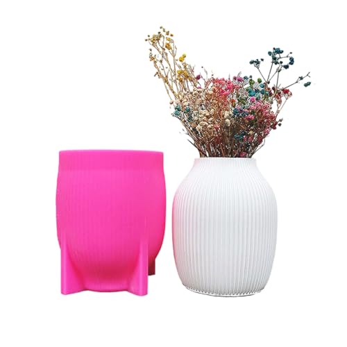 Handgefertigte Gestreifte Vase Silikonformen Kreative Vase Designs Formen Für Einzigartige Blumenarrangements Und Display Silikon Geeignet Handgefertigte Gestreifte Vase Silikonformen Kreative Vase Designs Formen Für Einzigartige Blumenarrangements Und Display Silikon Geeignet von FIRSTXIU