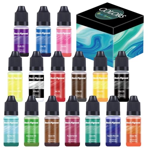 Hochkonzentration Silikonfarbstoff Transparente Pigmente Für Schmuckverarbeitung Epoxidharz Colorant Stylish Malbilder Lebendiges Farbkabine Hochkonzentration Silikonfarbstoff Transparente Pigmente Für Schmuckverarbeitung Epoxidharz Colorant Stylish Malbilder Lebendiges Farbkabine von FIRSTXIU
