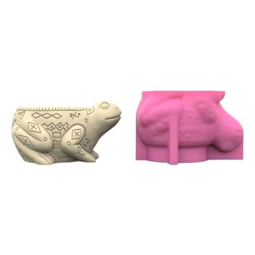 Innovative Silikonformen Blütenvase Formen Frösche Form Flexible Ornamentsformen Einzigartige Blütenknopfformen Für Harzhandwerk Silikonblütenknopfform von FIRSTXIU