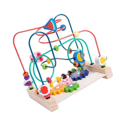 Interaktive Farbrollen Untersetzer Spielzeug Mit Holzperlen Für Kognitive Entwicklung Und Erforschung Der Feinmotorik Von Kindern Interaktive Farbrollen Untersetzer Spielzeug Mit Holzperlen Für Kognitive Entwicklung Und Erforschung Der Feinmotorik Von Kindern von FIRSTXIU