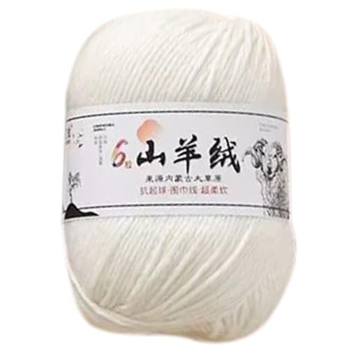 Komfortable Cashmeres Garn Warm Warmes Weiches Natürliches Strickstrickkleidung Für Kühle Weißen Weichen Garn Für Babykleidung von FIRSTXIU