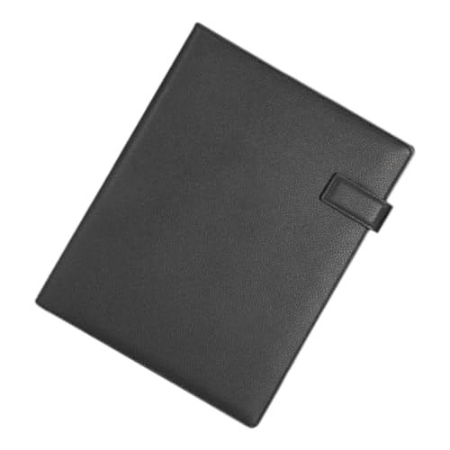 Konferenzordner Closure Leder Dokument Organizer Mit Schreibbrettkartenpocket Elastic Pen Slot 250x320mm Leder Multifunktionaler Ordner von FIRSTXIU