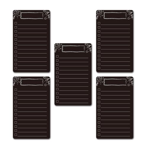 Magnetische Blackboard Mit Marker Und Radiergummi Für Kühlschrank Einkaufsliste Mahlzeitplaner Checklist Board Schreibblatt Gummi Pad von FIRSTXIU