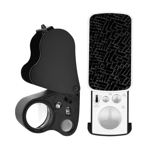 Set Von 2 Edelsteinen Inspection Loupes Taschengröße Vergrößerungen Gla Für Diamanten Und Schmuckbewertungswerkzeuge Für Schmuckuntersuchungen Set Von 2 Edelsteinen Inspection Loupes Taschengröße Vergrößerungen Gla Für Diamanten Und Schmuckbewertungswerkzeuge Für Schmuckuntersuchungen von FIRSTXIU
