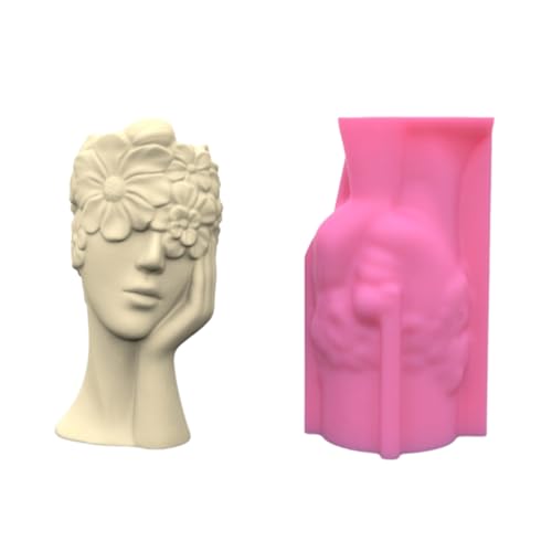 Silikonformen Blumenvase Formen Kontemplative Mädchenform Flexible Verzierung Einzigartige Blumenpotform Für Harzhandwerk Beton Pflanzer Silikonformen Blumenvase Formen Kontemplative Mädchenform Flexible Verzierung Einzigartige Blumenpotform Für Harzhandwerk Beton Pflanzer von FIRSTXIU