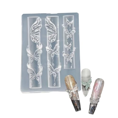 Silikonnägel Kunstform Accessoire Formen Schmetterlingsthema Nägel Dekorative Form Silikon Textur Für Verschiedene Arten Klare Nagelkunst Silikonnägel Kunstform Accessoire Formen Schmetterlingsthema Nägel Dekorative Form Silikon Textur Für Verschiedene Arten Klare Nagelkunst von FIRSTXIU