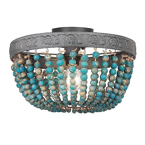 FIRVRE GrauBlau Natürlich Holzperlen Kronleuchter Bohemian Vintage Rustikale Boho Deckenleuchte Bauernhaus E27 Pendelleuchte Licht für Esszimmer Schlafzimmer Flur Treppe KüCheninsel Eingangsbereich FIRVRE GrauBlau Natürlich Holzperlen Kronleuchter Bohemian Vintage Rustikale Boho Deckenleuchte Bauernhaus E27 Pendelleuchte Licht für Esszimmer Schlafzimmer Flur Treppe KüCheninsel Eingangsbereich von FIRVRE