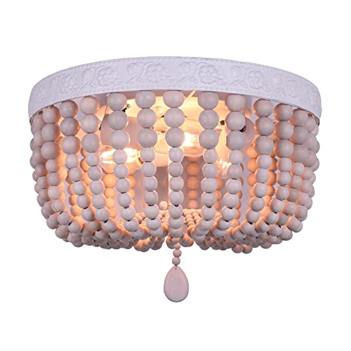 FIRVRE Grauweiß Natürlich Holzperlen Kronleuchter Bohemian Vintage Rustikale Boho Deckenleuchte Bauernhaus E27 Pendelleuchte Licht für Esszimmer Schlafzimmer Flur Treppe KüCheninsel Eingangsbereich FIRVRE Grauweiß Natürlich Holzperlen Kronleuchter Bohemian Vintage Rustikale Boho Deckenleuchte Bauernhaus E27 Pendelleuchte Licht für Esszimmer Schlafzimmer Flur Treppe KüCheninsel Eingangsbereich von FIRVRE