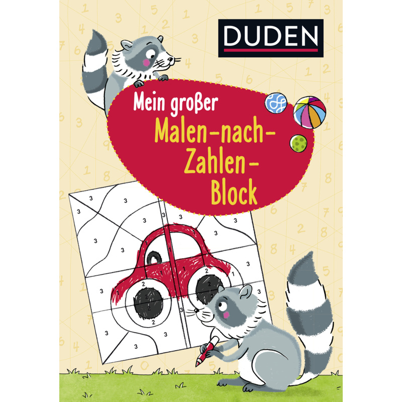 Duden: Mein Großer Malen-Nach-Zahlen-Block - Christina Braun, Kartoniert (TB) von FISCHER Duden