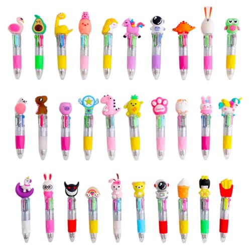 FISHSHOP Mehrfarbiger Kugelschreiber Einziehbarer 30 Stück,4-in-1 Druckkugelschreiber Mehrfarbige Stifte Multifunktionsmarker Süße Multicolor Farbwechselstifte für Schüler Geschenk, Zufällige Stile FISHSHOP Mehrfarbiger Kugelschreiber Einziehbarer 30 Stück,4-in-1 Druckkugelschreiber Mehrfarbige Stifte Multifunktionsmarker Süße Multicolor Farbwechselstifte für Schüler Geschenk, Zufällige Stile von FISHSHOP