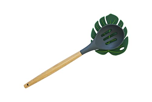 FISURA - Originelle Löffelablage in Form eines "monstera deliciosa" Blattes. Silikon Löffelablag. Grüner Utensilienhalter. 11,5 x 11,5 Zentimeter FISURA - Originelle Löffelablage in Form eines "monstera deliciosa" Blattes. Silikon Löffelablag. Grüner Utensilienhalter. 11,5 x 11,5 Zentimeter von FISURA