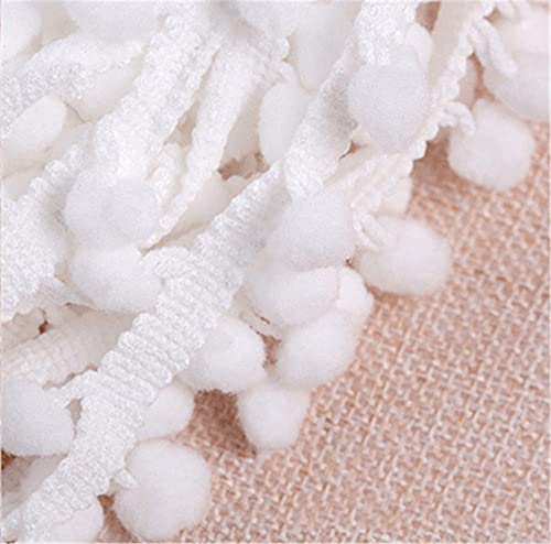 Fransenbesatz mit Zopfperlen, Bommel, hängendes Band, Nähapplikation for Vorhänge, Tischkleidung, Kissen, DIY-Dekoration, 18 m von FITIOS