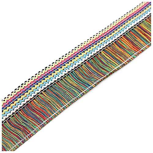 Fransenbesatz mit Zopfperlen, Quastenband, Bekleidungsstoff, Kordel, Gurtband for Kissen, Vorhänge, Kleidung, Basteln, Nähzubehör, 4,5 m(Style 02) von FITIOS