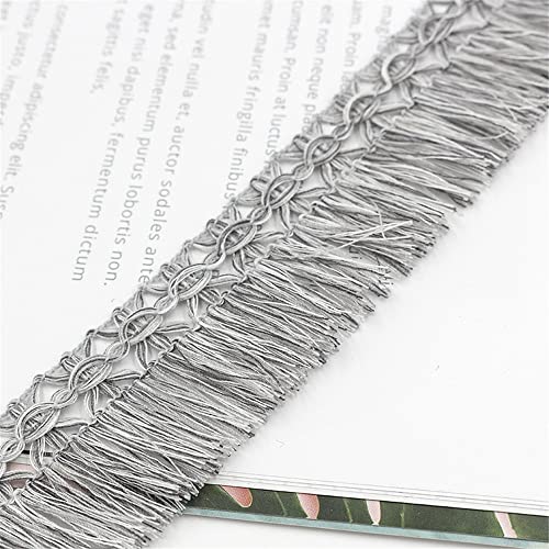 Fransenbesatz mit Zopfperlen, Quastenband, Bekleidungsstoff, Kordel, Gurtband for Kissen, Vorhänge, Kleidung, Basteln, Nähzubehör, 4,5 m(Style 03) von FITIOS