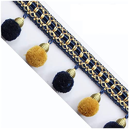Geflochtene Perlenfransen, Bommelquasten, Jacquardband for Nähen for Vorhang, Tisch, Hochzeit, dekoriert, 1 m Geflochtene Perlenfransen, Bommelquasten, Jacquardband for Nähen for Vorhang, Tisch, Hochzeit, dekoriert, 1 m von FITIOS
