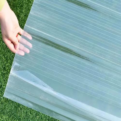 Transparente Dachbahn, UV-beständige Wellbleche, Ersatzdachmaterial, Verkleidungswandplatten, Tageslichtpaneele aus GFK, for Gewächshaus-Carports, 1,2 mm dick (0,9 x 1 m/35 x 39 Zoll)(0.9x1m/35x39in) Transparente Dachbahn, UV-beständige Wellbleche, Ersatzdachmaterial, Verkleidungswandplatten, Tageslichtpaneele aus GFK, for Gewächshaus-Carports, 1,2 mm dick (0,9 x 1 m/35 x 39 Zoll)(0.9x1m/35x39in) von FITIOS