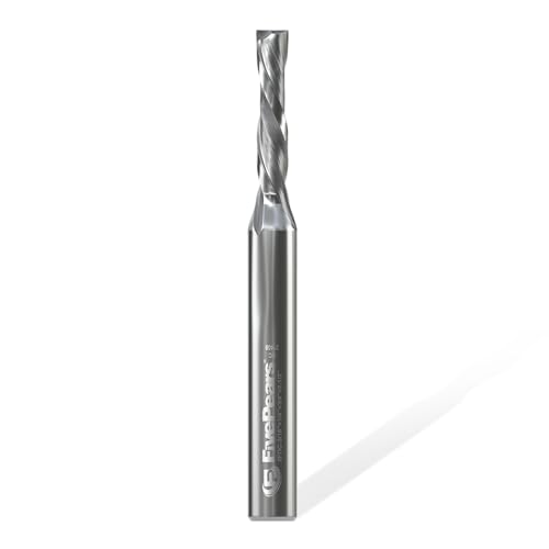 FivePears Down Cut Spiralfräser für CNC, 3/16 Zoll Schnittdurchmesser und 3/4 Zoll Schnittlänge 1/4 Zoll Schaft, Hartmetall-Schaftfräser, Fräser für Holzschnitzerei, Gravieren, Schleifen, Nuten FivePears Down Cut Spiralfräser für CNC, 3/16 Zoll Schnittdurchmesser und 3/4 Zoll Schnittlänge 1/4 Zoll Schaft, Hartmetall-Schaftfräser, Fräser für Holzschnitzerei, Gravieren, Schleifen, Nuten von FIVEPEARS