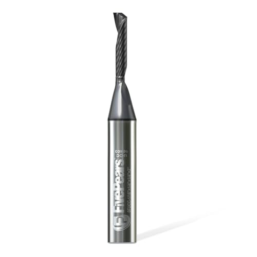 FivePears Up Cut Spiralfräser für CNC mit extremer Lebensdauer beschichtet, 1/16 Zoll Schnittdurchmesser, 1/4 Zoll Schnittlänge, 1/4 Zoll Schaft, Hartmetall-Schaftfräser für Holzschnitzen, Gravieren FivePears Up Cut Spiralfräser für CNC mit extremer Lebensdauer beschichtet, 1/16 Zoll Schnittdurchmesser, 1/4 Zoll Schnittlänge, 1/4 Zoll Schaft, Hartmetall-Schaftfräser für Holzschnitzen, Gravieren von FIVEPEARS