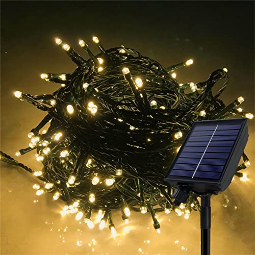 FIVMEN Solar Lichterkette Aussen 100 m 1000 LED Solarlichterkette Außen Wetterfest Wasserdicht IP44 mit Solarpanel & USB Weihnachtsdeko Weihnachten Beleuchtung Outdoor Warmweiß FIVMEN Solar Lichterkette Aussen 100 m 1000 LED Solarlichterkette Außen Wetterfest Wasserdicht IP44 mit Solarpanel & USB Weihnachtsdeko Weihnachten Beleuchtung Outdoor Warmweiß von FIVMEN