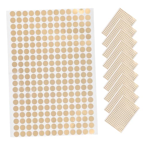 FIXOSHEE 1 Satz Goldene Runde Klebepunkte Aufkleber Selbstklebend Pro Bogen Bögen Vielseitige Etiketten Für Organisation Büro Haushalt Klassifizierung Und Basteln 10blatt FIXOSHEE 1 Satz Goldene Runde Klebepunkte Aufkleber Selbstklebend Pro Bogen Bögen Vielseitige Etiketten Für Organisation Büro Haushalt Klassifizierung Und Basteln 10blatt von FIXOSHEE