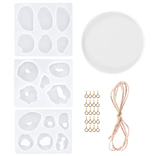 FIXOSHEE 1 Satz Wind Chime Silikonform Teiliges DIY Kit für Windspiele Flexibles Epoxidharz Werkzeug für Kreative Bastelprojekte und Anfänger von FIXOSHEE