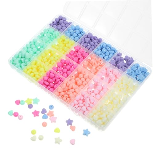 FIXOSHEE 1 Schachtel DIY Bunte Acrylperlen Schmuckperlen Box Kleine Spacer Beads für Armbänder Halsketten Basteln Schmuckherstellung Geschenkidee FIXOSHEE 1 Schachtel DIY Bunte Acrylperlen Schmuckperlen Box Kleine Spacer Beads für Armbänder Halsketten Basteln Schmuckherstellung Geschenkidee von FIXOSHEE