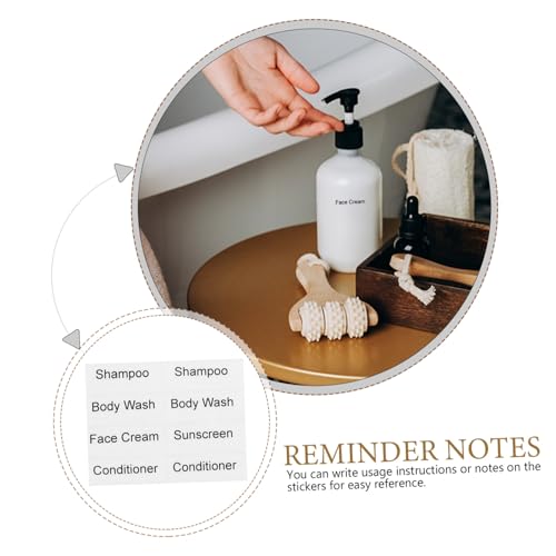 FIXOSHEE 10 Blatt Transparente Aufkleber zur Beschriftung von Reise flaschen Selbstklebend Kosmetik Shampoo etiketten für Einfache Organisation und Schnelle Erkennung FIXOSHEE 10 Blatt Transparente Aufkleber zur Beschriftung von Reise flaschen Selbstklebend Kosmetik Shampoo etiketten für Einfache Organisation und Schnelle Erkennung von FIXOSHEE