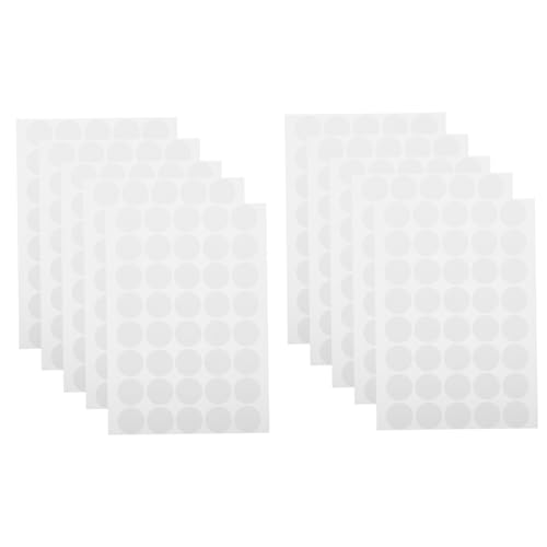 FIXOSHEE 10 Blatt selbstklebende Codieretiketten auflösbare Etiketten runde Kreisaufkleber the office sticker büromaterial Geschenkaufkleber Punkte Etiketten mit Kreispunkten Papier Weiß FIXOSHEE 10 Blatt selbstklebende Codieretiketten auflösbare Etiketten runde Kreisaufkleber the office sticker büromaterial Geschenkaufkleber Punkte Etiketten mit Kreispunkten Papier Weiß von FIXOSHEE
