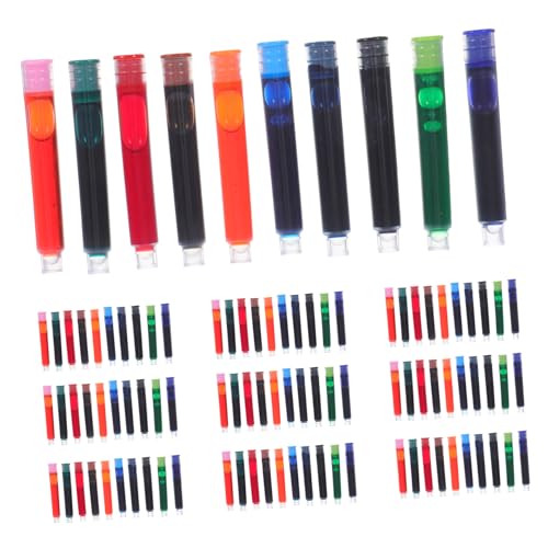 FIXOSHEE 10 Boxen Austauschbare Tintenkapseln Nachfüllbarer Füllfederhalter Füllfederhalter Tinte Zubehör Stifte Tinte Nachfüllen Füllfederhalter Versorgung Kalligraphie Stift Tinte von FIXOSHEE