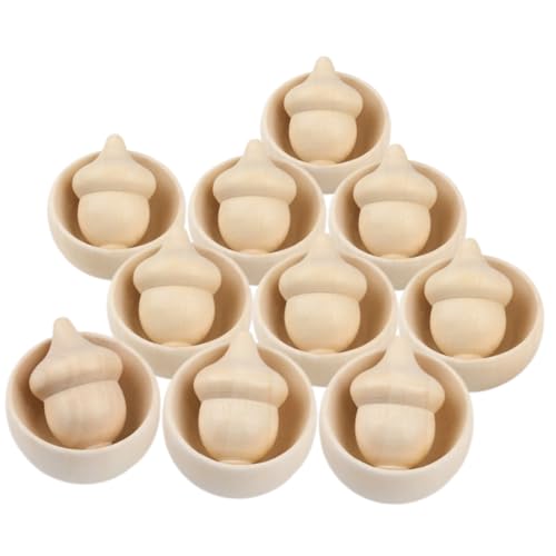 FIXOSHEE 10 Sätze DIY Holzschalen und Nuss Modelle Handgefertigte Bastelsets zum Bemalen Pädagogisches Kreativspielzeug für Fördert Fantasie und Eltern Junge Mädchen Aktivitäten FIXOSHEE 10 Sätze DIY Holzschalen und Nuss Modelle Handgefertigte Bastelsets zum Bemalen Pädagogisches Kreativspielzeug für Fördert Fantasie und Eltern Junge Mädchen Aktivitäten von FIXOSHEE