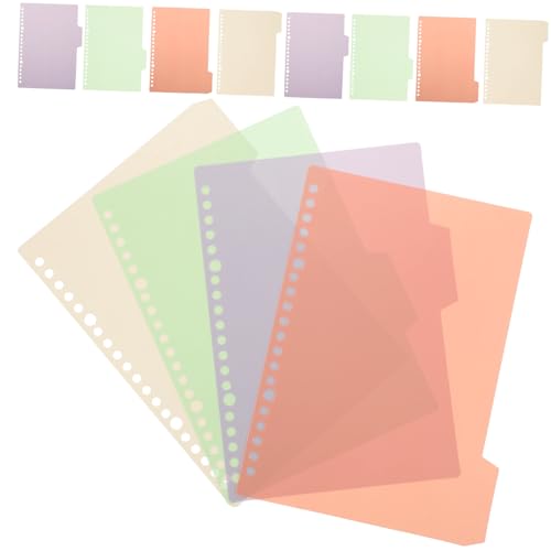 FIXOSHEE 10 Sätze Farbige PP Klassifikations trennblätter für Ringordner Notizbuch Divider Tabs Indexseiten Büro Schule Organizer FIXOSHEE 10 Sätze Farbige PP Klassifikations trennblätter für Ringordner Notizbuch Divider Tabs Indexseiten Büro Schule Organizer von FIXOSHEE