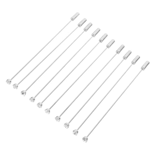 FIXOSHEE 10 Stück Anstecknadeln: Anstecknadel Brosche DIY Modeschmuck Zubehör Mit Stopper Für Männer Frauen Anzug Krawatte Hut Schal Abzeichen Handwerk 96mm FIXOSHEE 10 Stück Anstecknadeln: Anstecknadel Brosche DIY Modeschmuck Zubehör Mit Stopper Für Männer Frauen Anzug Krawatte Hut Schal Abzeichen Handwerk 96mm von FIXOSHEE