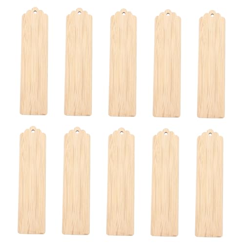 FIXOSHEE 10 Stück DIY Holz Lesezeichen Unbearbeitete Kreative Bastel Lesezeichen mit Lochdesign für Gravur Sicher mit Abgerundeten Kanten für Schule Zuhause und Kreative Projekte FIXOSHEE 10 Stück DIY Holz Lesezeichen Unbearbeitete Kreative Bastel Lesezeichen mit Lochdesign für Gravur Sicher mit Abgerundeten Kanten für Schule Zuhause und Kreative Projekte von FIXOSHEE