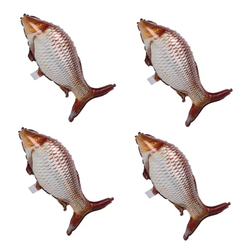 FIXOSHEE 10 Stück Fischförmige Folienballons aus Aluminium Realistische Karpfenform in Bunter Ausführung Schnelle Befüllung für Kindergeburtstage Ozeanpartys und Familienfeiern FIXOSHEE 10 Stück Fischförmige Folienballons aus Aluminium Realistische Karpfenform in Bunter Ausführung Schnelle Befüllung für Kindergeburtstage Ozeanpartys und Familienfeiern von FIXOSHEE
