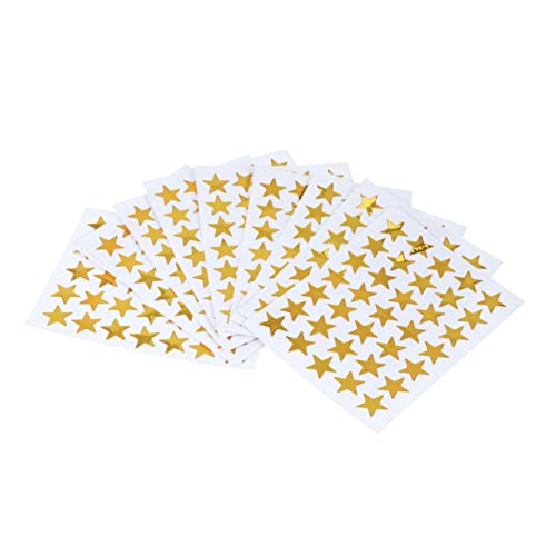 FIXOSHEE 10 Stück Goldene PVC Sternaufkleber Selbstklebend Ablösbar Belohnungssticker für Schüler Vielseitig für Schulcharts Basteln und Dekoration Langlebig und Motivierend FIXOSHEE 10 Stück Goldene PVC Sternaufkleber Selbstklebend Ablösbar Belohnungssticker für Schüler Vielseitig für Schulcharts Basteln und Dekoration Langlebig und Motivierend von FIXOSHEE