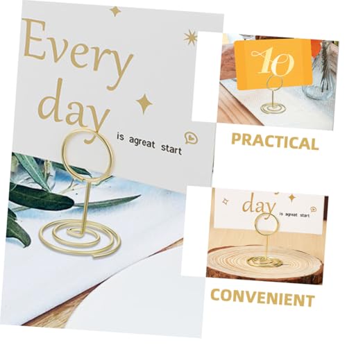 FIXOSHEE 10 Stück Goldene Runde Memo Fotokartenhalter Tischkartenhalter mit Kreativem Design für Hochzeit Geburtstag Party Dekoration und Notizen Am Schreibtisch FIXOSHEE 10 Stück Goldene Runde Memo Fotokartenhalter Tischkartenhalter mit Kreativem Design für Hochzeit Geburtstag Party Dekoration und Notizen Am Schreibtisch von FIXOSHEE