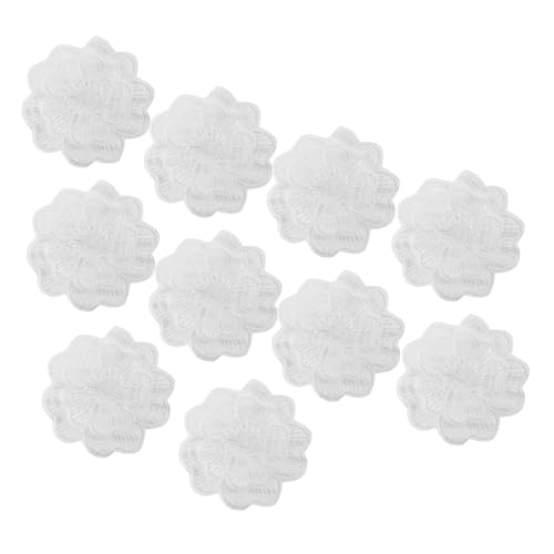 FIXOSHEE 10 Stück Organza-spitzen-blumen-applikationsflicken – Selbstklebende Stickaufkleber Für Rockreparatur, Kleidungsdekoration Und Diy-näharbeiten Zum Verzieren Von Partykleidern FIXOSHEE 10 Stück Organza-spitzen-blumen-applikationsflicken – Selbstklebende Stickaufkleber Für Rockreparatur, Kleidungsdekoration Und Diy-näharbeiten Zum Verzieren Von Partykleidern von FIXOSHEE
