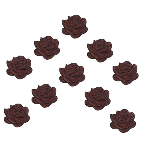 FIXOSHEE 10 Stück Rosen Bestickte Aufnäher Bügelbilder für Kleidung Taschen und Accessoires Dekorative Applikationen mit Blumenstickerei für Jeans und Jacken Diy Bastelzubehör FIXOSHEE 10 Stück Rosen Bestickte Aufnäher Bügelbilder für Kleidung Taschen und Accessoires Dekorative Applikationen mit Blumenstickerei für Jeans und Jacken Diy Bastelzubehör von FIXOSHEE