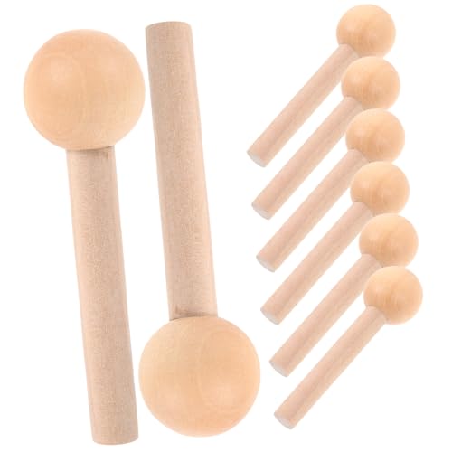 FIXOSHEE 10 Stück Streichholz-lochbrett Gitterwandhaken Dübelhaken Stecknadeln Steckbrett Hakenstopper Für Stecktafeln Zubehör Für Stecktafeln Hakenhaken Stecktafelstift Shaker-pegs Hölzern von FIXOSHEE