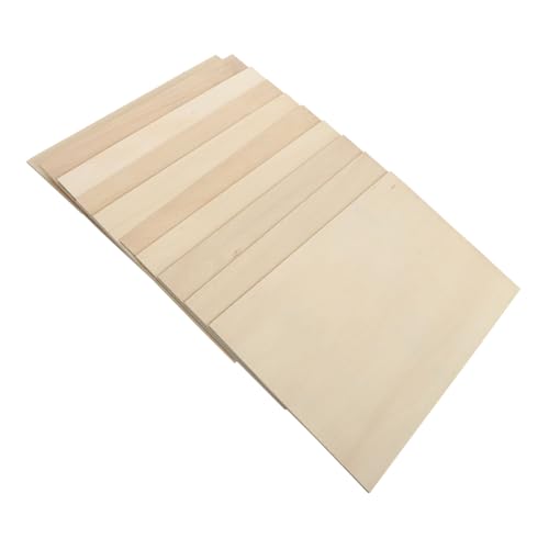 FIXOSHEE 10 Stück Teiliges Basswood Sperrholzplatten Unlackierte Holzstücke für DIY Brandmalerei Basteln Künstlerbedarf Nachhaltig Robust FIXOSHEE 10 Stück Teiliges Basswood Sperrholzplatten Unlackierte Holzstücke für DIY Brandmalerei Basteln Künstlerbedarf Nachhaltig Robust von FIXOSHEE