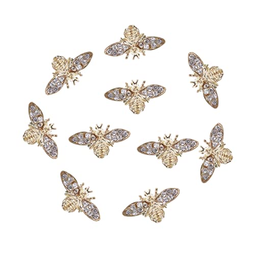 FIXOSHEE 10 Stück Teiliges Bienen Nail Art DIY Maniküre Material aus Hochwertiger Legierung Eleganter Vintage Stil Geeignet für Naturnägel und Kunstnägel Vielseitig für Nagel und FIXOSHEE 10 Stück Teiliges Bienen Nail Art DIY Maniküre Material aus Hochwertiger Legierung Eleganter Vintage Stil Geeignet für Naturnägel und Kunstnägel Vielseitig für Nagel und von FIXOSHEE