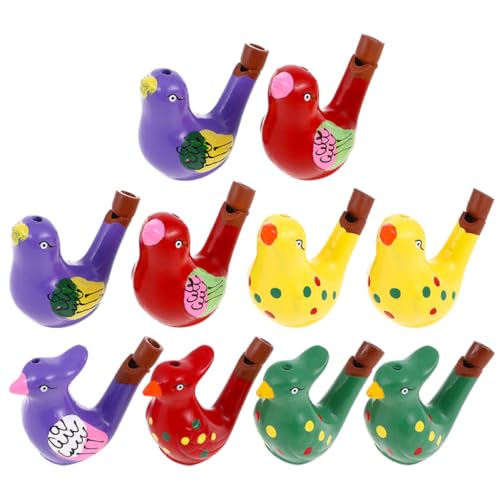 FIXOSHEE 10 Stück Teiliges Bunte Keramische Wasser vogelpfeifen Kleine Tierpfeifen aus Sicherem Material Kindgerechte Trillerpfeifen spielzeuge zur Musik Aufmerksamkeitsförderung FIXOSHEE 10 Stück Teiliges Bunte Keramische Wasser vogelpfeifen Kleine Tierpfeifen aus Sicherem Material Kindgerechte Trillerpfeifen spielzeuge zur Musik Aufmerksamkeitsförderung von FIXOSHEE