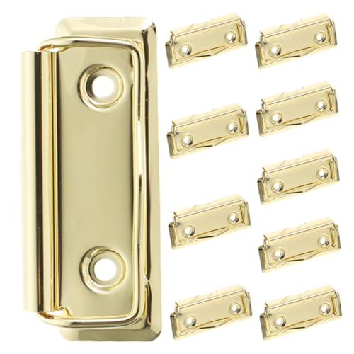FIXOSHEE 10 Stück Teiliges Clipboard Clip aus Aluminiumlegierung Multifunktionale Metallklemmen für Klemmbretter Notiztafeln und Bürobedarf Robuste Langlebige Schreibblock Clips Vielseitig FIXOSHEE 10 Stück Teiliges Clipboard Clip aus Aluminiumlegierung Multifunktionale Metallklemmen für Klemmbretter Notiztafeln und Bürobedarf Robuste Langlebige Schreibblock Clips Vielseitig von FIXOSHEE