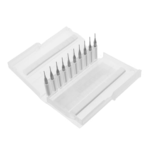 FIXOSHEE 10 Stück Teiliges Cnc Fräser Hartmetall Fräsköpfe mit Schaft für Präzises Gravieren Pcb Platinen Holz und Kunststoff Verschleißfest Hohe Härte Schnelle und Genaue Bearbeitung FIXOSHEE 10 Stück Teiliges Cnc Fräser Hartmetall Fräsköpfe mit Schaft für Präzises Gravieren Pcb Platinen Holz und Kunststoff Verschleißfest Hohe Härte Schnelle und Genaue Bearbeitung von FIXOSHEE