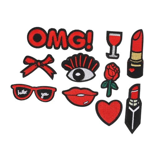 FIXOSHEE 10 Stück Teiliges DIY Stickerei Aufnäher Kreative Selbstklebende Patches für Kleidung Taschen Hüte Textil Applikationen zum Aufnähen und Aufbügeln Flecken zu Kaschieren FIXOSHEE 10 Stück Teiliges DIY Stickerei Aufnäher Kreative Selbstklebende Patches für Kleidung Taschen Hüte Textil Applikationen zum Aufnähen und Aufbügeln Flecken zu Kaschieren von FIXOSHEE