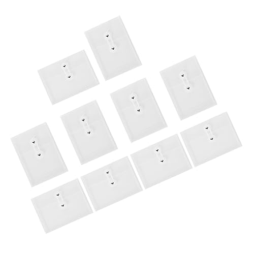 FIXOSHEE 10 Stück Teiliges Dokumententaschen mit Knopfverschluss Transparente PP Ordner mit Seilverschluss Wasserfeste Büromappen für Papierorganisation und Schulbedarf Vertikale FIXOSHEE 10 Stück Teiliges Dokumententaschen mit Knopfverschluss Transparente PP Ordner mit Seilverschluss Wasserfeste Büromappen für Papierorganisation und Schulbedarf Vertikale von FIXOSHEE