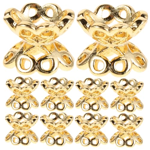 FIXOSHEE 10 Stück Teiliges Doppelseitige Kupfer Perlenkappen für Schmuckherstellung Stabile DIY Spacer Beads Endkappen Dekorative Armband und Halsketten Zubehör für Kreative Handarbeiten FIXOSHEE 10 Stück Teiliges Doppelseitige Kupfer Perlenkappen für Schmuckherstellung Stabile DIY Spacer Beads Endkappen Dekorative Armband und Halsketten Zubehör für Kreative Handarbeiten von FIXOSHEE