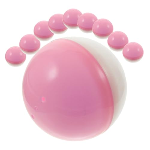 FIXOSHEE 10 Stück Teiliges Durchsichtige Befüllbare Kunststoffkugeln mit Weißem Deckel und Macaron boden Vielseitige Aufbewahrungskapseln mit Doppelten Luftlöchern für Zufällige Farbe FIXOSHEE 10 Stück Teiliges Durchsichtige Befüllbare Kunststoffkugeln mit Weißem Deckel und Macaron boden Vielseitige Aufbewahrungskapseln mit Doppelten Luftlöchern für Zufällige Farbe von FIXOSHEE