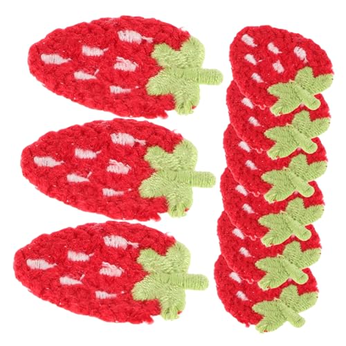 FIXOSHEE 10 Stück Teiliges Erdbeer Stickaufnäher zum Aufbügeln Kleine Handgefertigte Applikationen für Kleidung Rucksäcke Hüte und Taschen Feine Filzoptik Vielseitige Accessoires für Damen FIXOSHEE 10 Stück Teiliges Erdbeer Stickaufnäher zum Aufbügeln Kleine Handgefertigte Applikationen für Kleidung Rucksäcke Hüte und Taschen Feine Filzoptik Vielseitige Accessoires für Damen von FIXOSHEE
