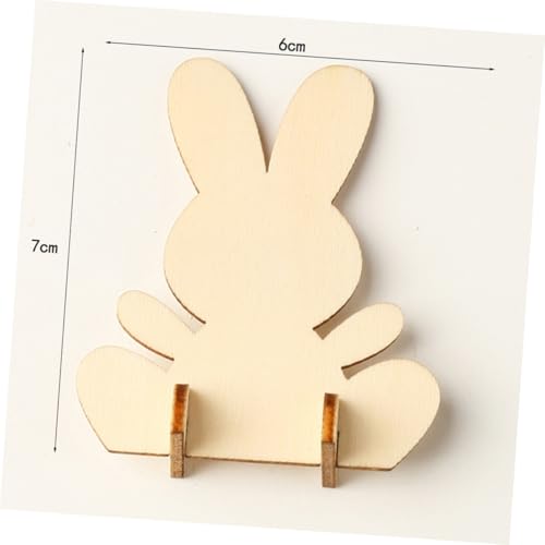 FIXOSHEE 10 Stück Teiliges Holz Kaninchen Deko Natürliche Holzfiguren mit Süßem Hasenmotiv Umweltfreundlich Präzise Geschnitten DIY für Osterdeko Wohnzimmer Laden und Familienhandwerk FIXOSHEE 10 Stück Teiliges Holz Kaninchen Deko Natürliche Holzfiguren mit Süßem Hasenmotiv Umweltfreundlich Präzise Geschnitten DIY für Osterdeko Wohnzimmer Laden und Familienhandwerk von FIXOSHEE